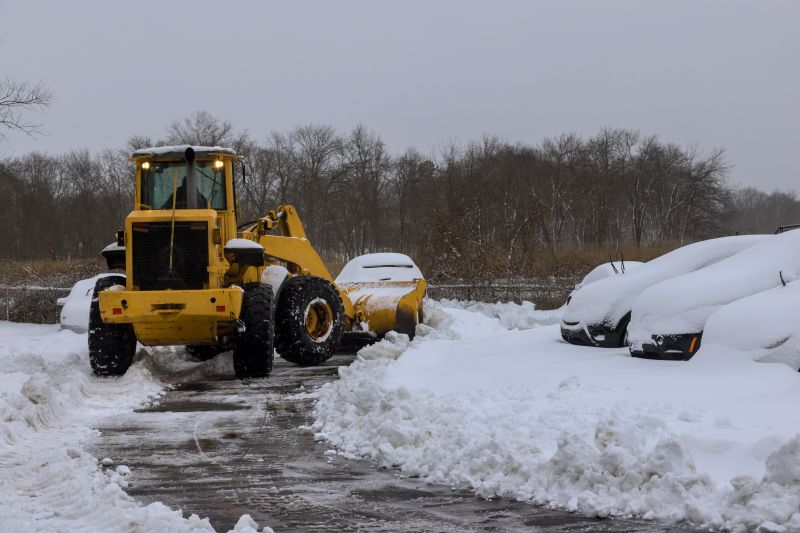 Parking Lot Plowing