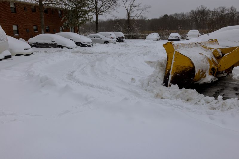 Parking Lot Plowing