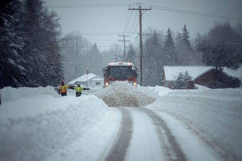 Parking Lot Plowing